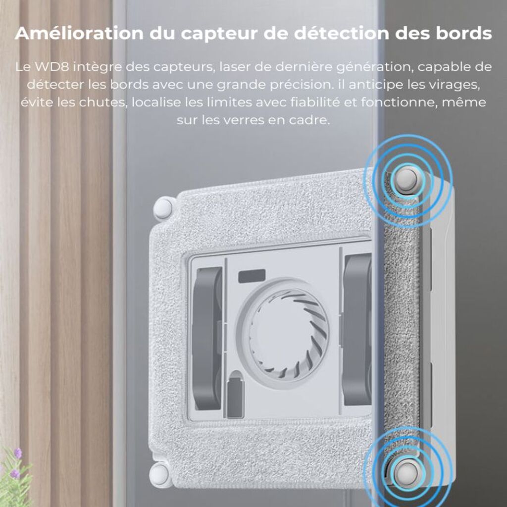 GlassBot WD8 Robot Lave-Vitres Intelligent