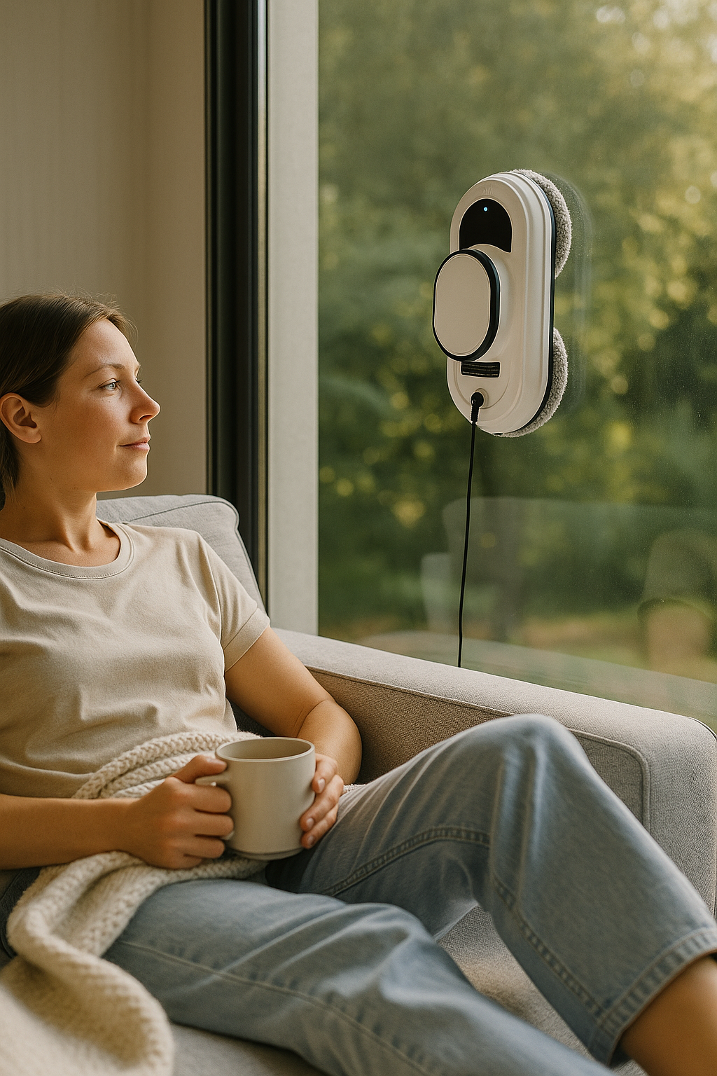 GlassBot Robot Lave-vitres Autonome