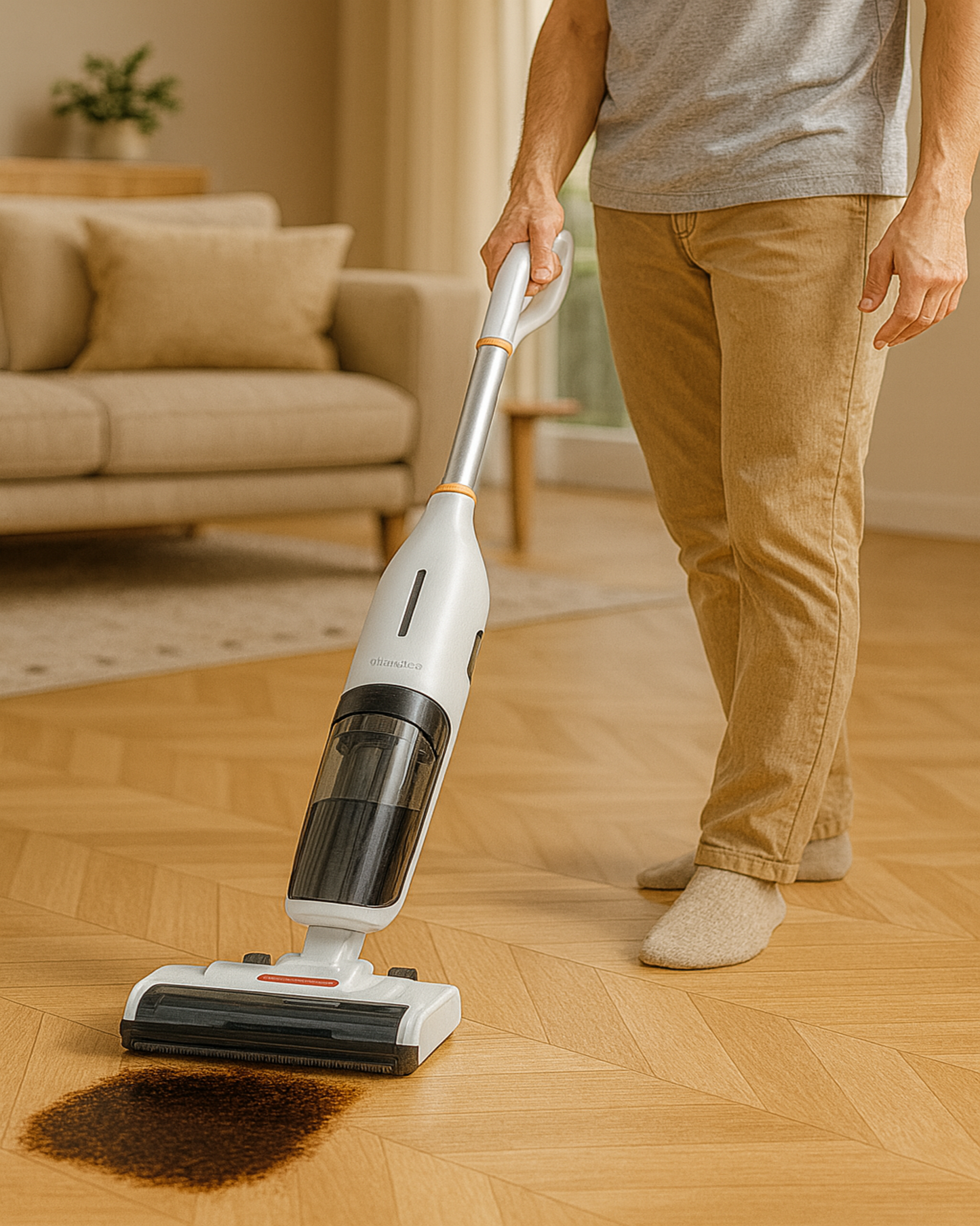 CleanBot W90 – Aspirateur Laveur Sans Fil 3-en-1