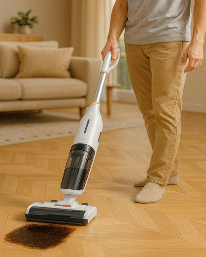 CleanBot W90 – Aspirateur Laveur Sans Fil 3-en-1