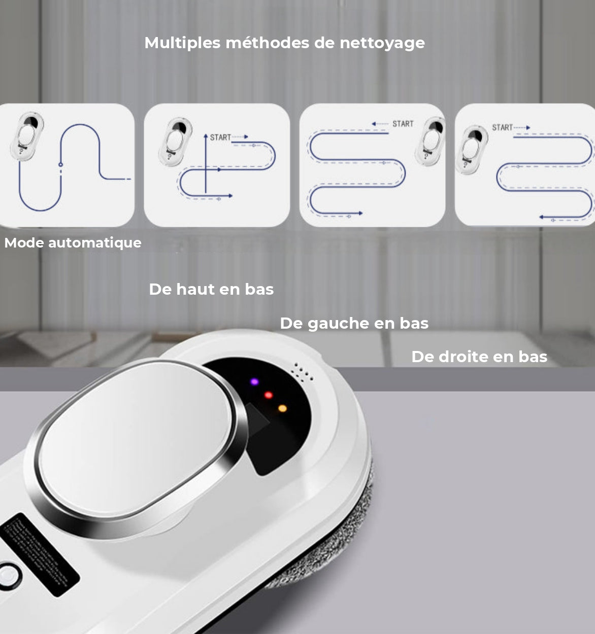 GlassBot Robot Lave-vitres Autonome