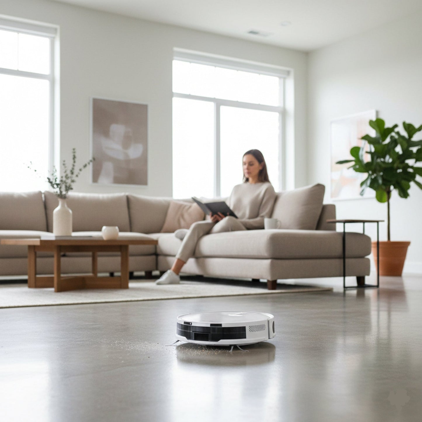 CleanBot V20 – Robot Aspirateur & Laveur Intelligent