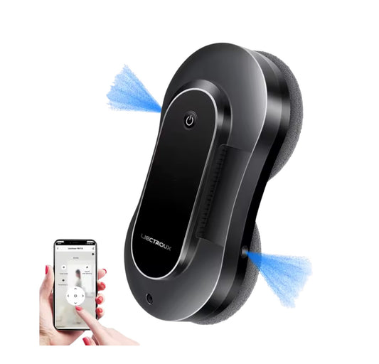 CleanGlass Robot lave-vitres automatique avec pulvérisation intégrée et navigation intelligente